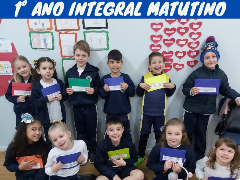 O 1º ano Integral Matutino realizou o projeto “Cartas” durante os meses de agosto e setembro no qual desenvolveu  várias atividades.
