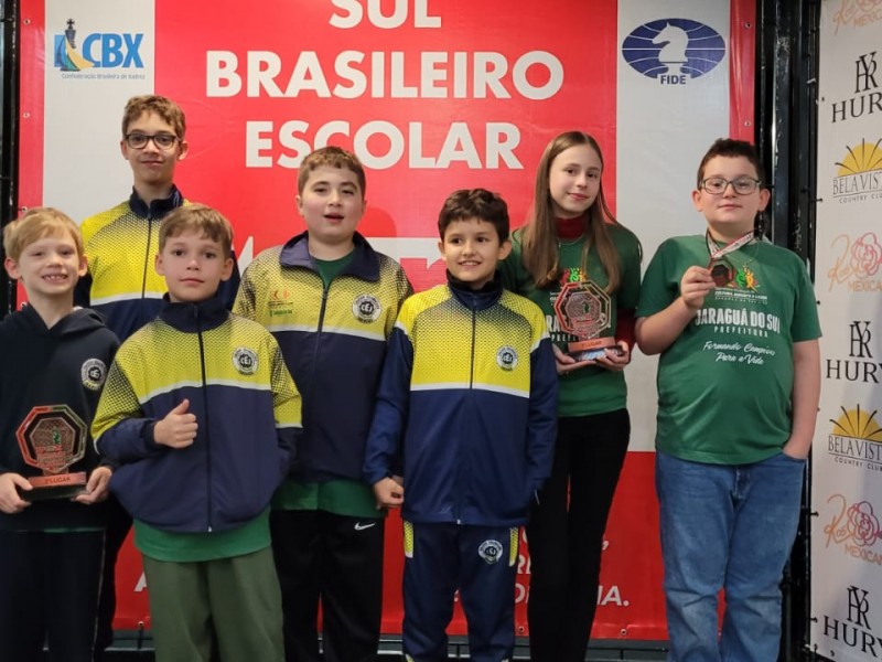 Nossos alunos enxadristas participaram do Campeonato Sulbrasileiro de Xadrez Escolar