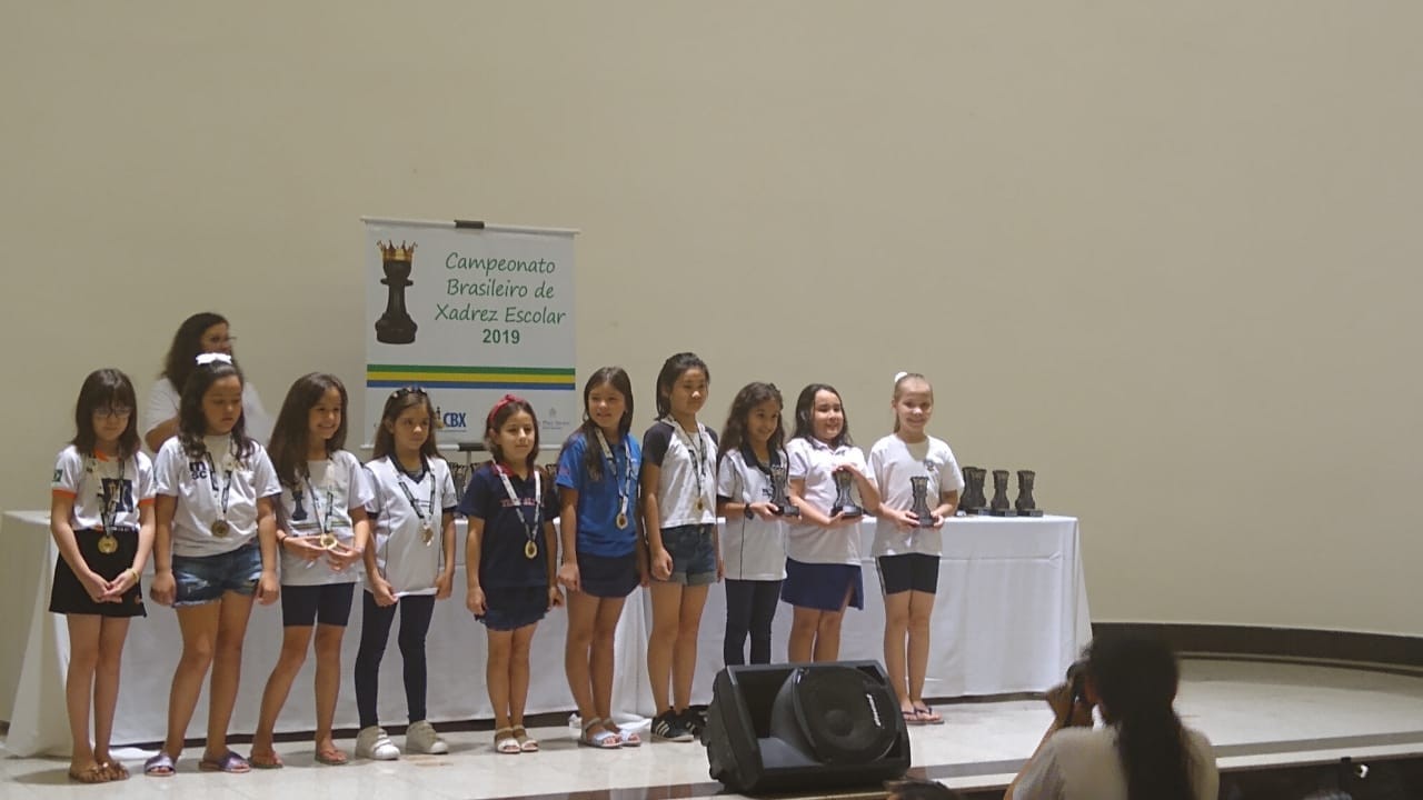 Nicole Nunes é tricampeã Brasileira de Xadrez Escolar Sub 11 em Minas Gerais