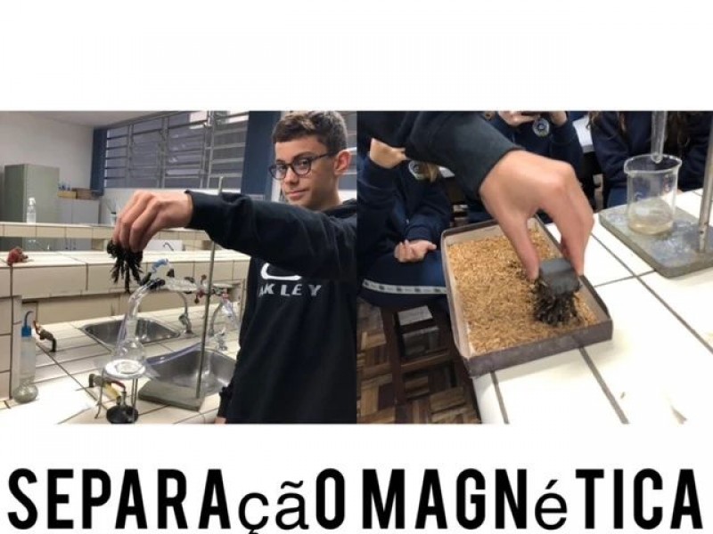 química de separação magnética