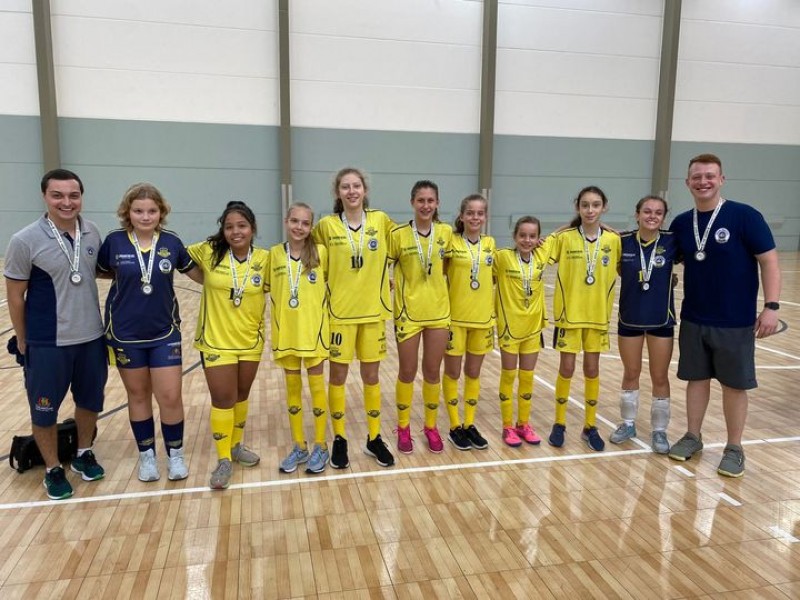 Futsal feminino conquistou 3° lugar no JESC de 12 a 14 anos.