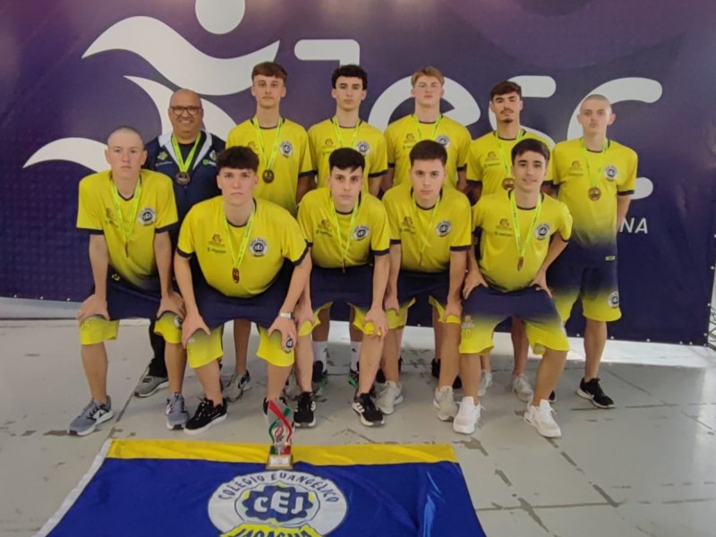 CEJ conquista 3° lugar no Futsal no JESC de 15 a 17 anos fase estadual